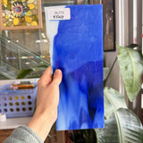 Blue White Mixed Vintage Uroboros Sheet Glass – RL772