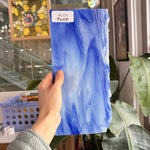 Blue White Mixed Vintage Uroboros Sheet Glass – RL773