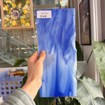 Blue White Mixed Vintage Uroboros Sheet Glass – RL774