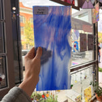 Blue White Mixed Vintage Uroboros Sheet Glass – RL774
