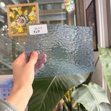 Baby Blue Transparent Textured English Muffle – RL777