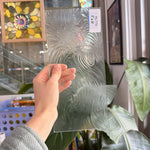 Clear Transparent Taffeta Textured Sheet Glass