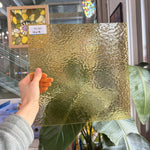 Light Amber English Muffle Sheet Glass