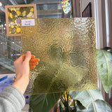 Light Amber English Muffle Sheet Glass