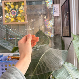 Vintage Light Pink Seedy Spectrum Sheet Glass