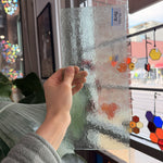 Mint Tint Transparent Bullseye Sheet Glass