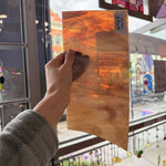Purple Amber Wispy Vintage Spectrum Sheet Glass – RL790
