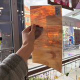 Purple Amber Wispy Vintage Spectrum Sheet Glass – RL790