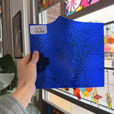 Dark Blue Cobalt Ripple Wissmach Sheet Glass – RL794