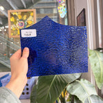 Dark Blue Cobalt Ripple Wissmach Sheet Glass – RL795