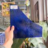 Dark Blue Cobalt Ripple Wissmach Sheet Glass – RL796