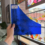 Dark Blue Cobalt Ripple Wissmach Sheet Glass – RL796