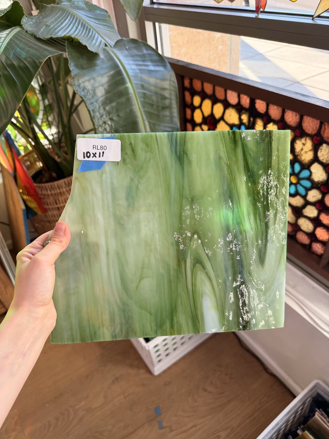 Congo Pearl Opal Sheet Glass