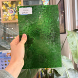 Green Florentine Transparent Textured Wissmach Sheet Glass – RL800