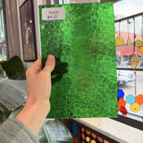 Green Florentine Transparent Textured Wissmach Sheet Glass – RL800