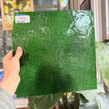 Green Florentine Transparent Textured Wissmach Sheet Glass – RL802