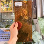 Amber Transparent Textured Choice Sheet Glass – RL803