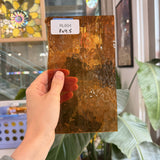 Amber Transparent Textured Choice Sheet Glass – RL804