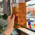 Amber Transparent Textured Choice Sheet Glass – RL804