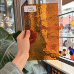 Amber Transparent Textured Choice Sheet Glass – RL806
