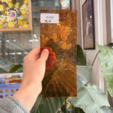 Amber Transparent Textured Choice Sheet Glass – RL808