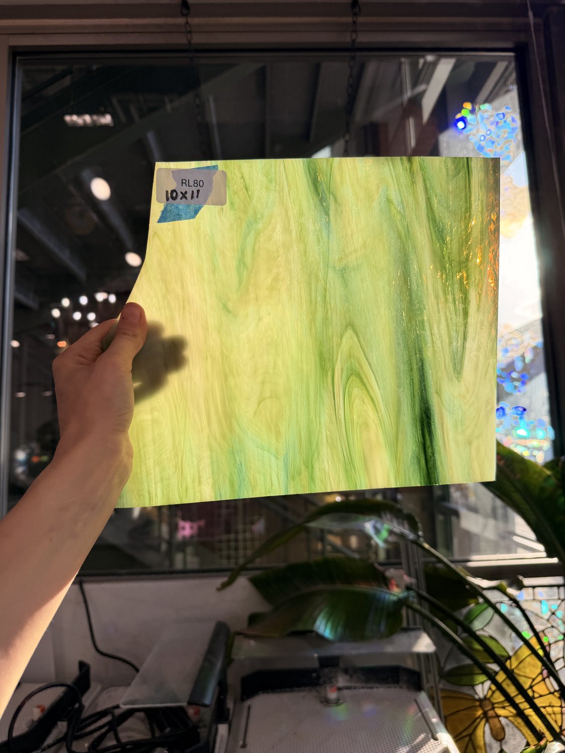 Congo Pearl Opal Sheet Glass