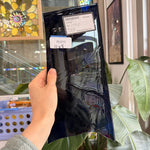 Dark Blue Transparent Mouth Blown Fremont Sheet Glass