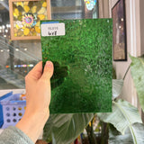 Green Florentine Transparent Textured Wissmach Sheet Glass – RL818