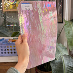 Hot Pink Opaque Iridescent Choice Sheet Glass