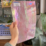 Hot Pink Opaque Iridescent Choice Sheet Glass