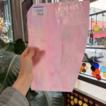 Hot Pink Opaque Iridescent Choice Sheet Glass