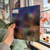 Black Opal Luminescent Wissmach Fusible 96 COE Sheet Glass – RL827