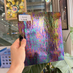Black Opal Luminescent Wissmach Fusible 96 COE Sheet Glass – RL828