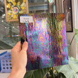 Black Opal Luminescent Wissmach Fusible 96 COE Sheet Glass – RL828
