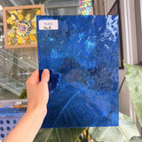 Medium Blue Hammered Transparent Sheet Glass – RL844