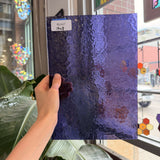 Purple Hammered Transparent Sheet Glass – RL847