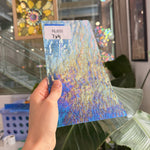 Iridescent Transparent Peacock Blue Tight Ripple Kokomo Sheet Glass – RL855