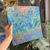 Iridescent Transparent Peacock Blue Tight Ripple Kokomo Sheet Glass – RL858