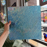 Iridescent Transparent Peacock Blue Tight Ripple Kokomo Sheet Glass – RL858