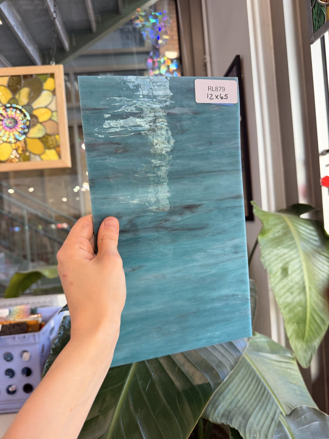 Mixed Blue Choice Sheet Glass