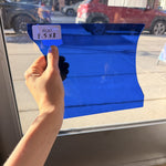 Transparent Blue Sheet Glass