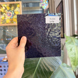 Purple Transparent Dew Drop Textured Wissmach Sheet Glass