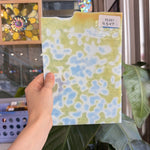 Toffee Mottled Bullseye Sheet Glass