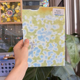 Toffee Mottled Bullseye Sheet Glass