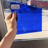 Dark Blue Transparent Oceanside Waterglass Sheet Glass