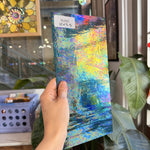 Periwinkle Blue Transparent Luminescent Wissmach Fusible 96 COE Sheet Glass