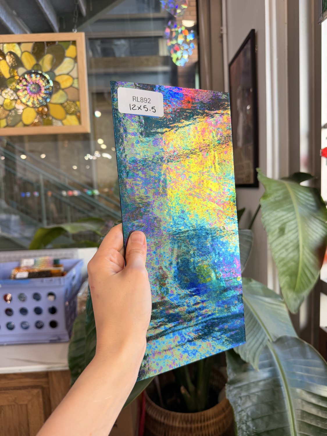 Periwinkle Blue Transparent Luminescent Wissmach Fusible 96 COE Sheet Glass