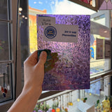 Purple Iridescent Florentine Purple Sheet Glass
