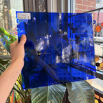 Dark Blue Artique Spectrum Sheet Glass