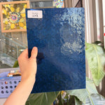 Denim Blue Transparent Kokomo Celtic Textured Sheet Glass
